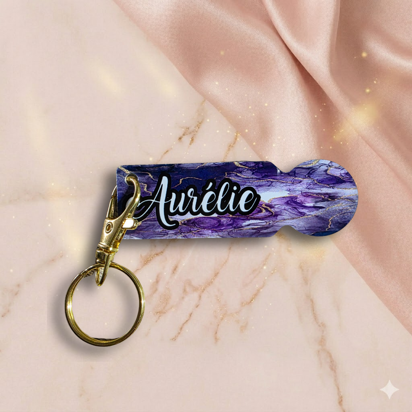 Jeton de caddie personnalisable avec prénom ou photo
