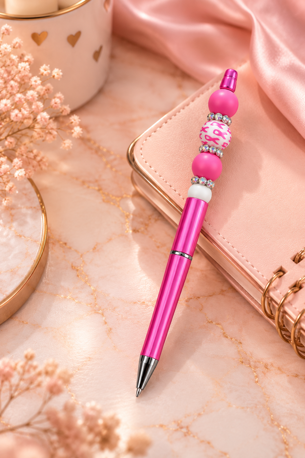 Stylo fantaisie à perles