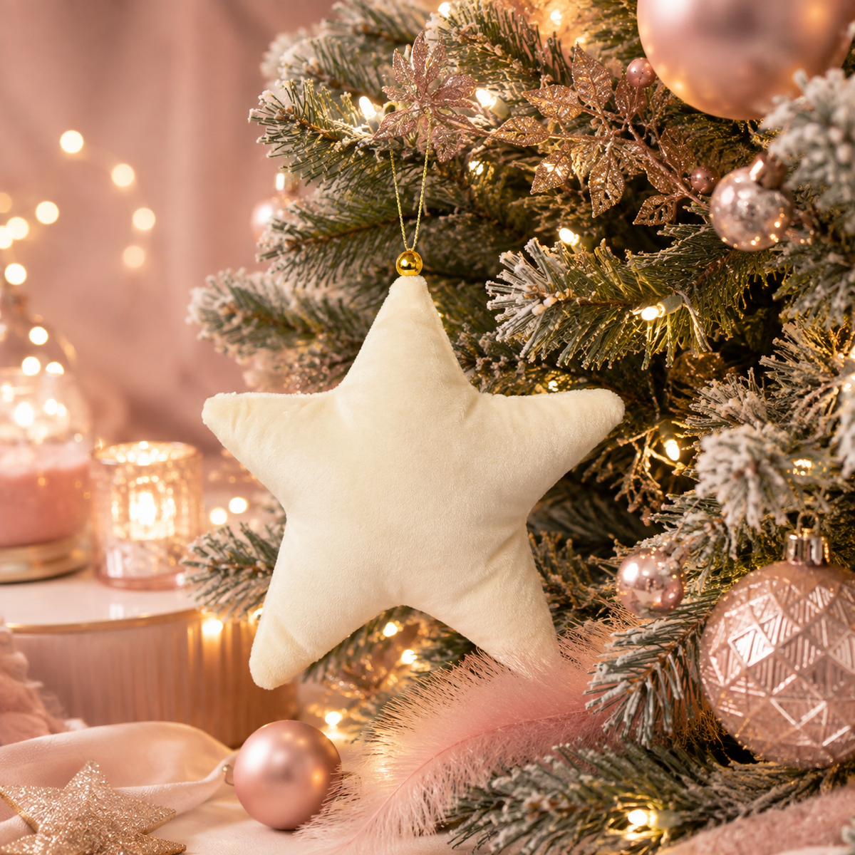 Etoile de Noël à suspendre