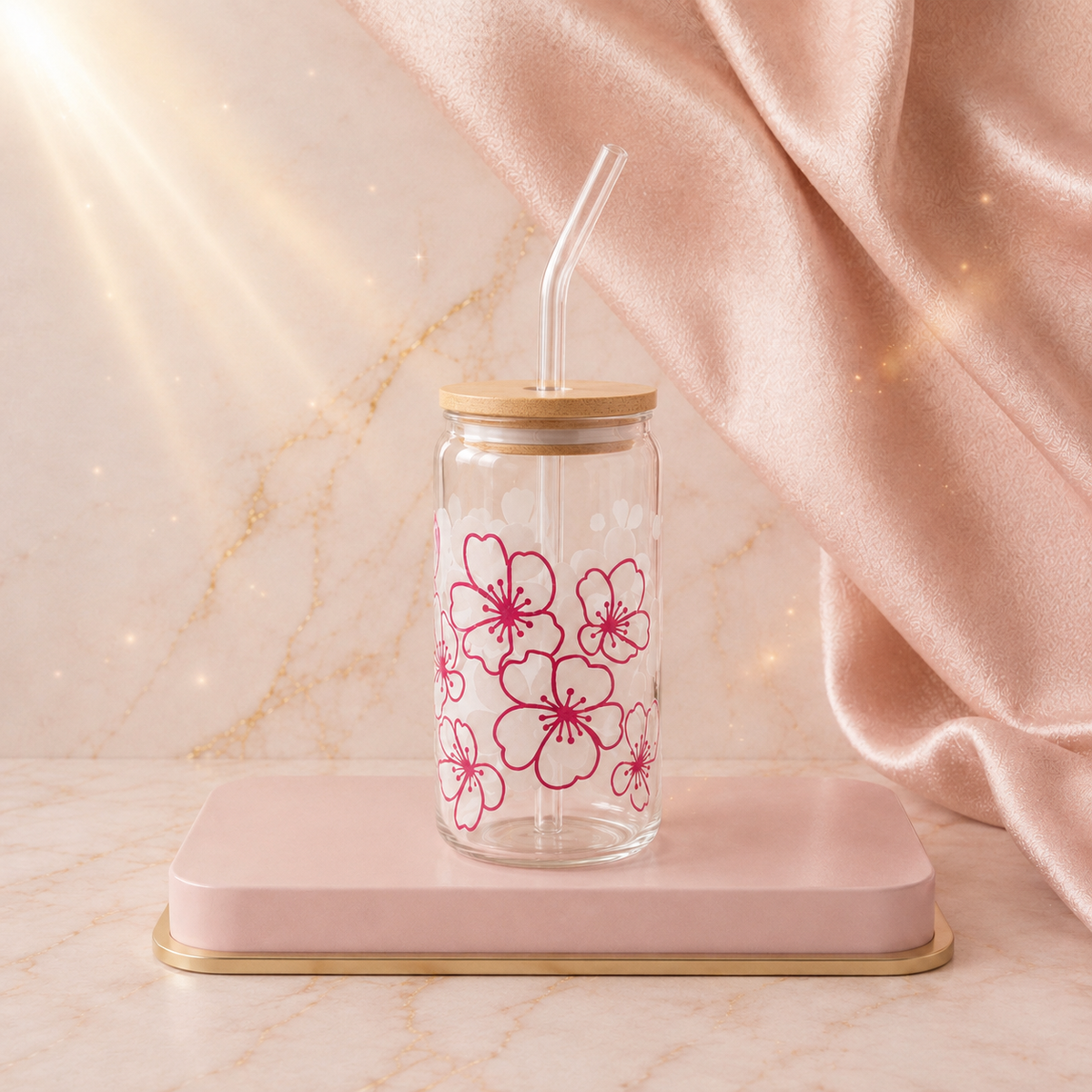 Verre canette avec design
