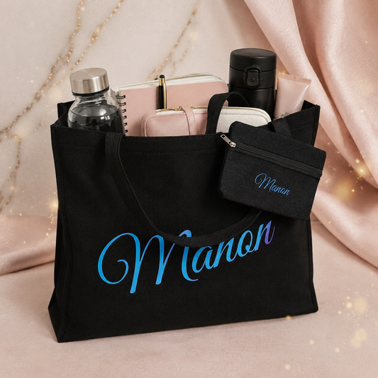 Sac et sa pochette assortie