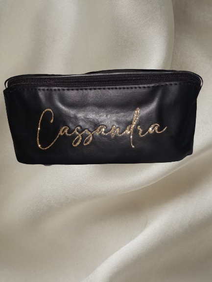 Trousse de toilette en simili cuir