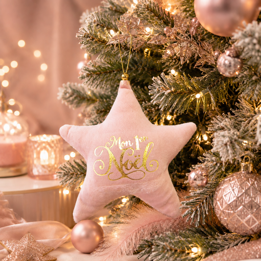 Etoile velour mon 1er Noel