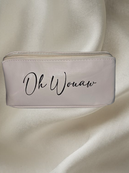 Trousse de toilette en simili cuir