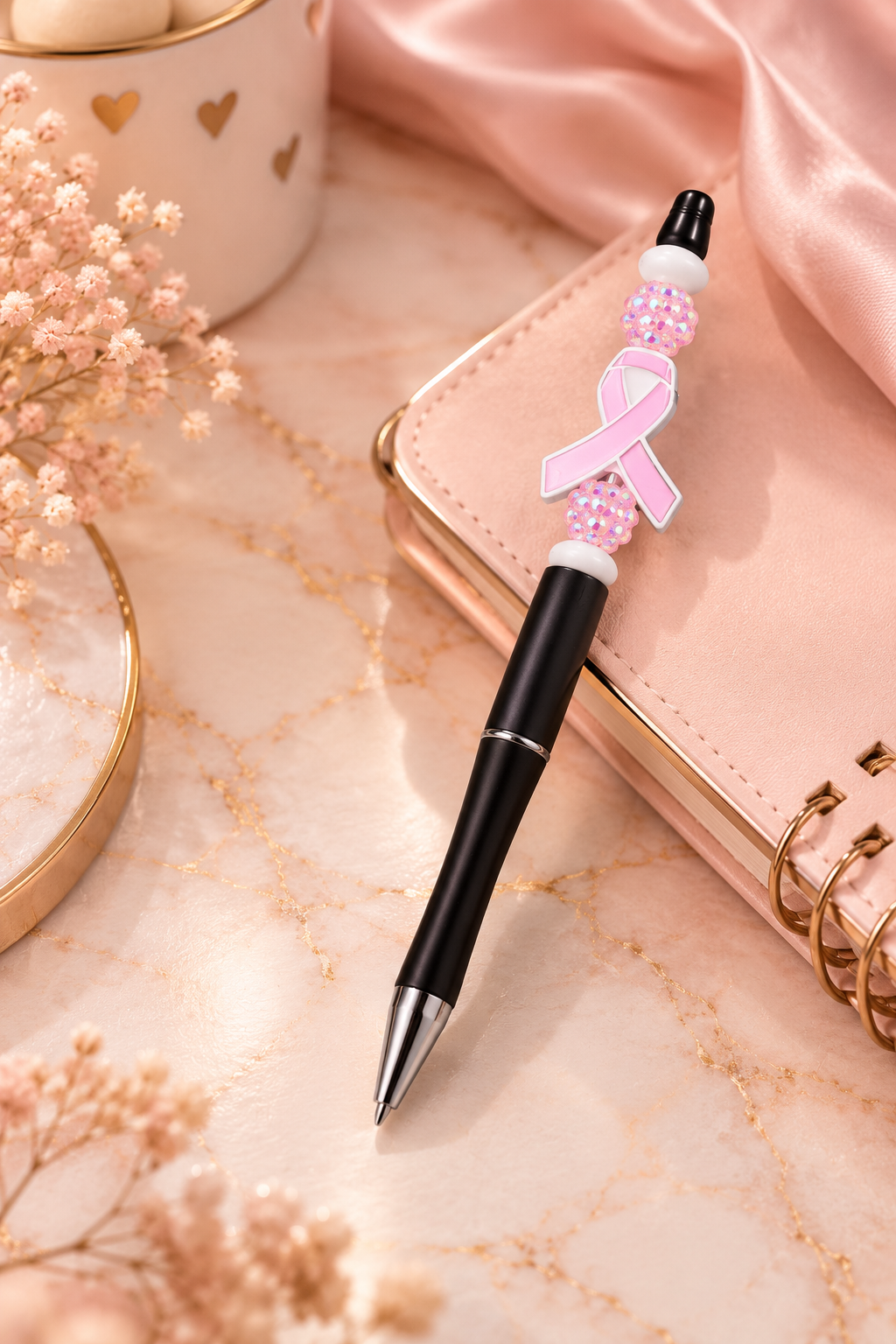 Stylo fantaisie à perles